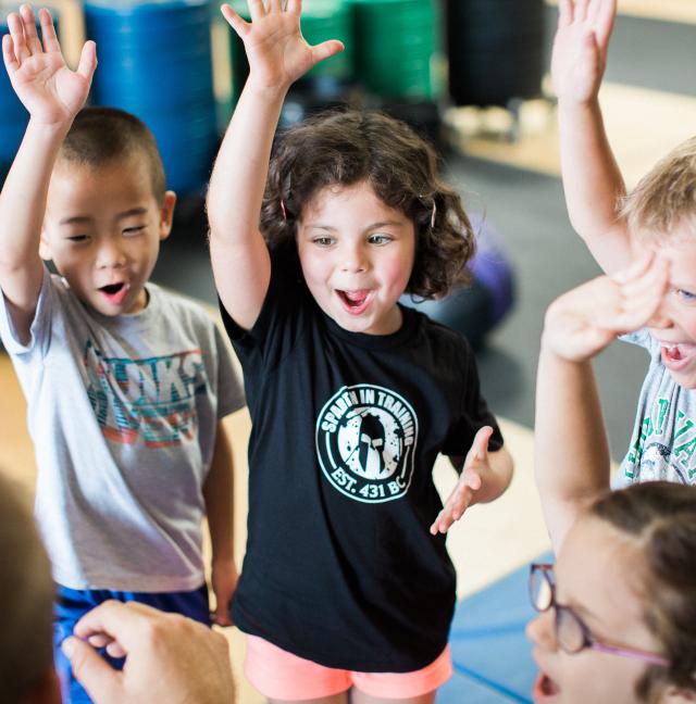 kids enjoying CrossFit